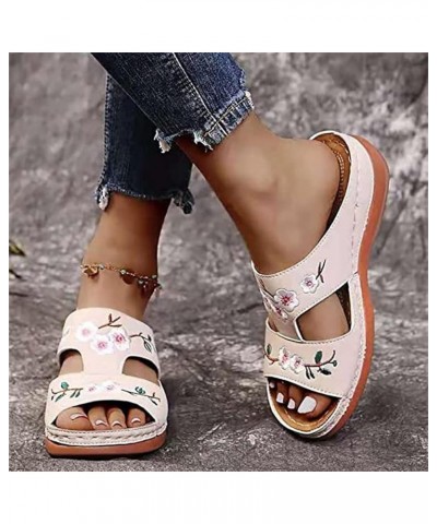 Orthopedic Sandals for Women,Women Casual Dressy Summer Slippers Orthotic Flat Flip Flops With Arch Support T-begie $11.38 Sa...