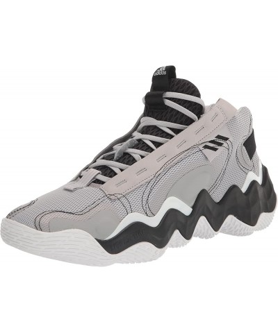 Women's Exhibit B Mid Basketball Shoe Grey/White/Black $21.97 Athletic Shoes