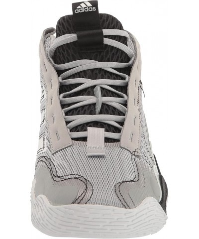 Women's Exhibit B Mid Basketball Shoe Grey/White/Black $21.97 Athletic Shoes