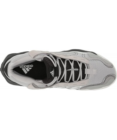 Women's Exhibit B Mid Basketball Shoe Grey/White/Black $21.97 Athletic Shoes