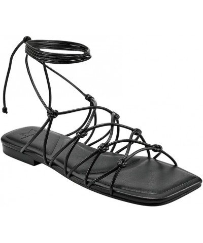 Women's Monnie Flat Sandal Black $36.30 Sandals