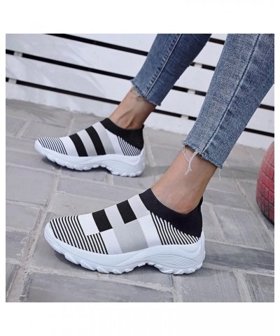 Sneaker for Women Mesh Running Shoes Athletic Walking Shoes Fly Woven Breathable Sneakers Dress Pumps Z-09 Black $9.01 Fashio...