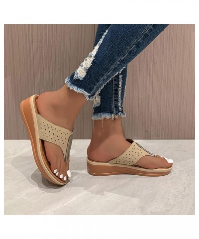 Flip Flop Sandals for Women Orthopedic Shoes Non Slip Western Sandals for Women Black Dress Sandals for Women Low Heel Planta...