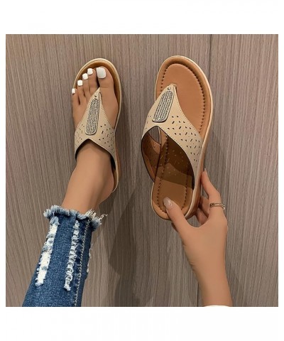 Flip Flop Sandals for Women Orthopedic Shoes Non Slip Western Sandals for Women Black Dress Sandals for Women Low Heel Planta...