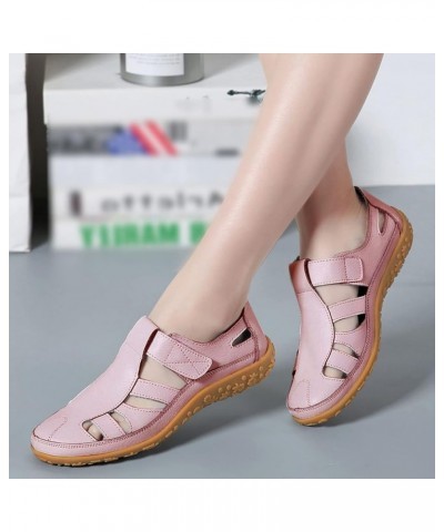 Dressy Sandals Women Comfortable Sole Sole Sandals Casual Retro Sandals Women's Sandals with Arch Support Size 11 Pink $22.79...