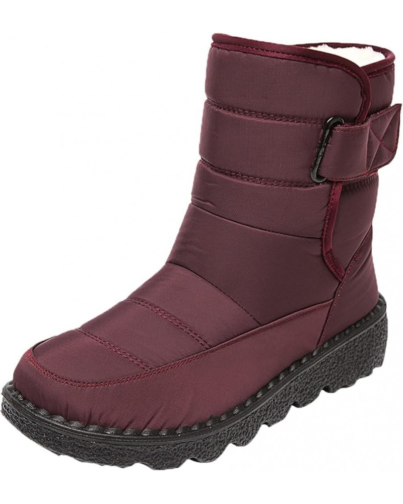 High Snow Boots for Women Boots Snow Winter Warm Boots Short Outdoor Bootie Shoes Girls for Women Women's Boots Winter Boots ...