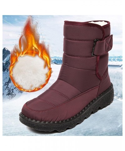 High Snow Boots for Women Boots Snow Winter Warm Boots Short Outdoor Bootie Shoes Girls for Women Women's Boots Winter Boots ...