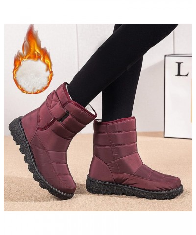 High Snow Boots for Women Boots Snow Winter Warm Boots Short Outdoor Bootie Shoes Girls for Women Women's Boots Winter Boots ...