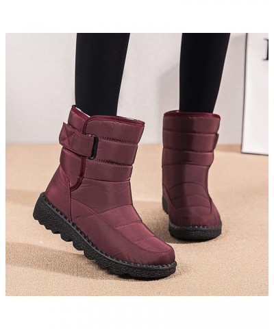 High Snow Boots for Women Boots Snow Winter Warm Boots Short Outdoor Bootie Shoes Girls for Women Women's Boots Winter Boots ...