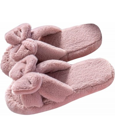 Loafers Slippers for Women Men Memory Foam Women Fashion Ladies Household Shoes Unique Dress House Slippers Red $11.03 Slippers