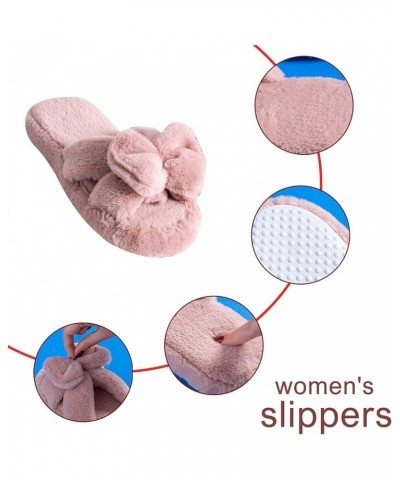 Loafers Slippers for Women Men Memory Foam Women Fashion Ladies Household Shoes Unique Dress House Slippers Red $11.03 Slippers