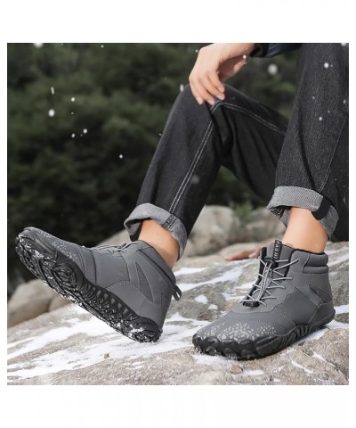 Snow Boots For Girls Winter New Large Size Men And Women Outdoor Leisure Sports Warm Cotton Shoes Non Slip Water Proof Plush ...