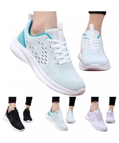 Leisure Women's Lace Up Travel Soft Sole Comfortable Shoes Outdoor Mesh Shoes Sneaker Wedges Shoes for Women Size Black $16.0...