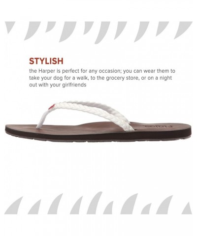 Women's Harper Flip-Flop White $13.83 Sandals