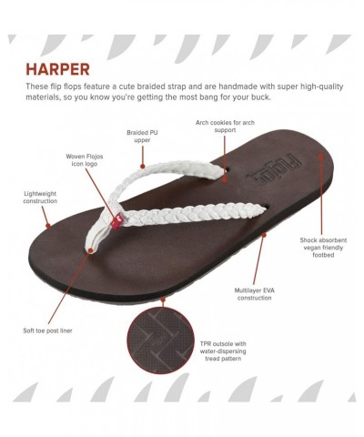 Women's Harper Flip-Flop White $13.83 Sandals