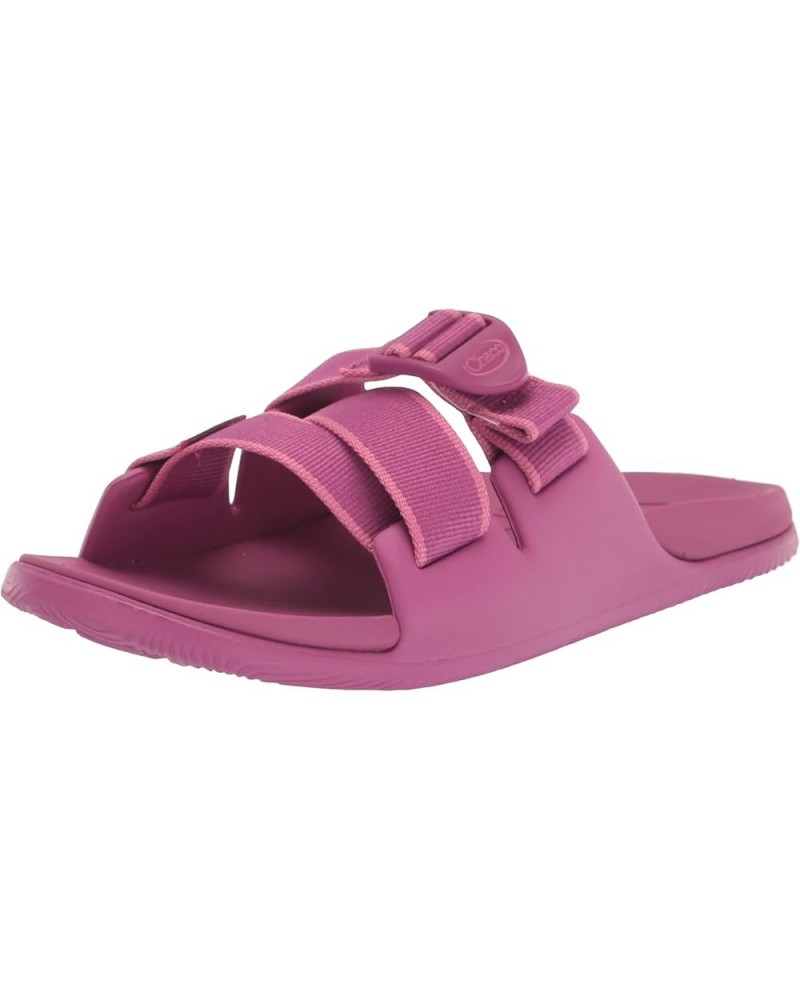 Women's Chillos Slide Sandal Outskirt Fuchia $11.42 Athletic Shoes