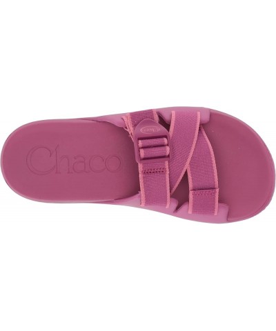 Women's Chillos Slide Sandal Outskirt Fuchia $11.42 Athletic Shoes