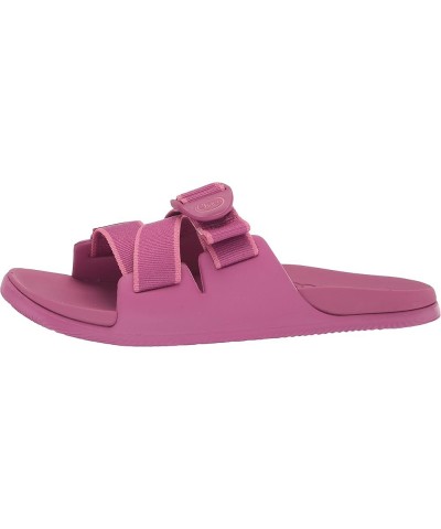 Women's Chillos Slide Sandal Outskirt Fuchia $11.42 Athletic Shoes