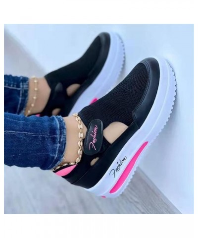 Womens Sandals Dressy Casual Wedge Platform Sandals Ankle Strap Summer Shoes Flatform Comfortable Walking Shoes Black $16.38 ...