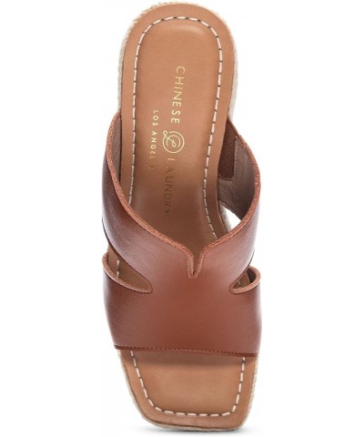 Women's Next Door Wedge Sandal Tan $18.36 Sandals