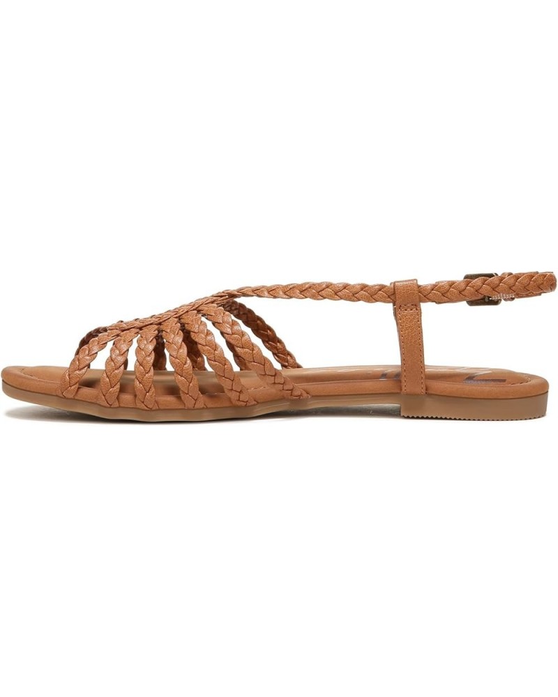 Women's Misha Strappy Sandal Caramel Brown Braid $15.60 Sandals