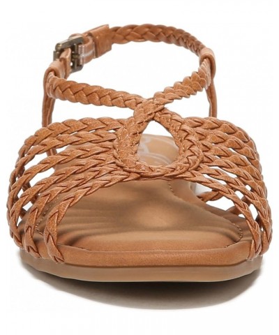 Women's Misha Strappy Sandal Caramel Brown Braid $15.60 Sandals