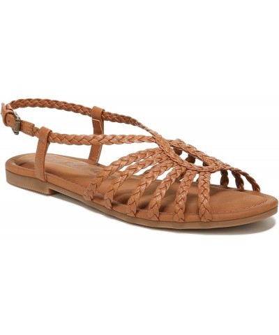 Women's Misha Strappy Sandal Caramel Brown Braid $15.60 Sandals