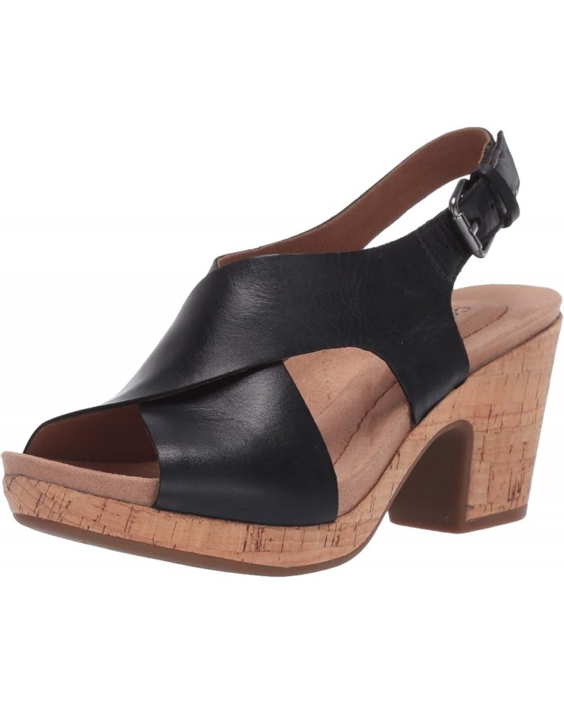 Women's Alleah Sling Sandal Black $32.14 Sandals