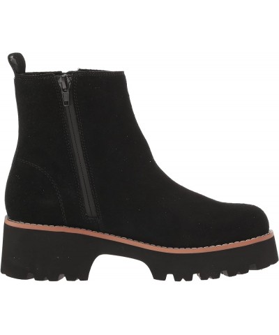 Women's Valen Waterproof Ankle Boot Black Suede $40.67 Boots