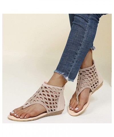 Platforms Wedges For Legs Platform Sandals Women Clear Women Sandals Silver Heeled Sandals For Women Dressy F 4-khaki $15.90 ...