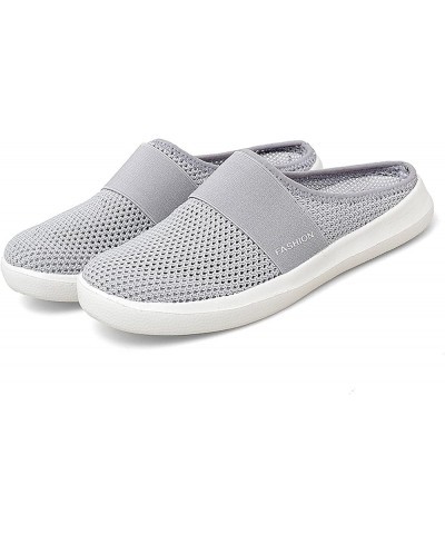 Slip on Sneakers Women Breathable Slip-on Mesh Outdoor Shoes Leisure Casual Summer Cute Sneakers Outdoor Journey Shoe Grey $1...