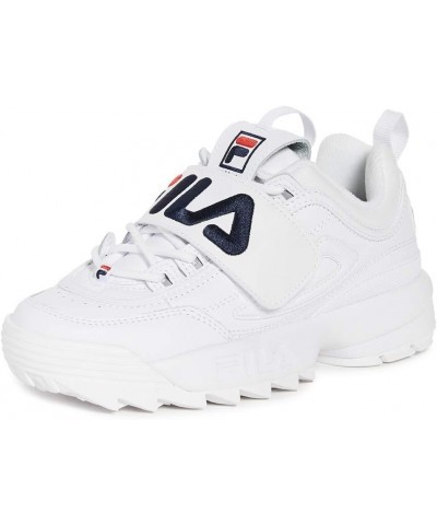 Women's Disruptor Zero Sneakers White/Navy/Red $30.74 Fashion Sneakers