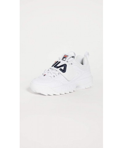 Women's Disruptor Zero Sneakers White/Navy/Red $30.74 Fashion Sneakers