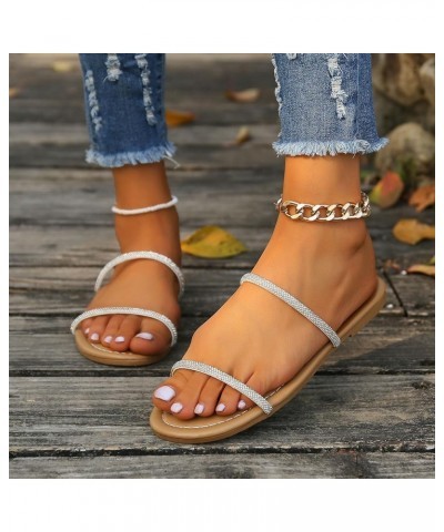 Heeled Sandals for Women Elastic Platform Wedges Sandals Slipper Open Toe Comfortable Soft Sandal 161-zoxro-brown-b $13.47 At...