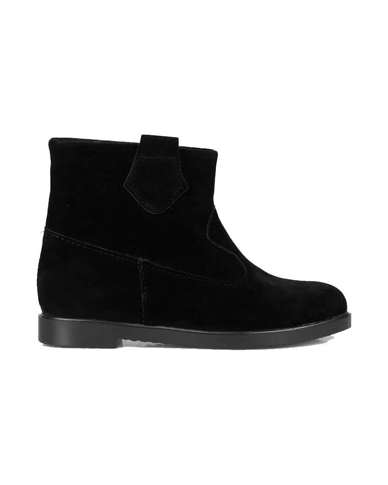 Women's Water Resistant Suede Fashion Boots Black $27.36 Boots