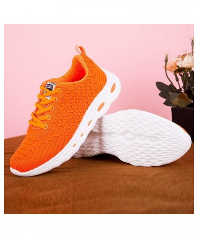 Women's Sports Shoes, Women's Fashion Sneaker White Color Washed Leopard Canvas Slip on Shoes Gift Orange $10.53 Fashion Snea...