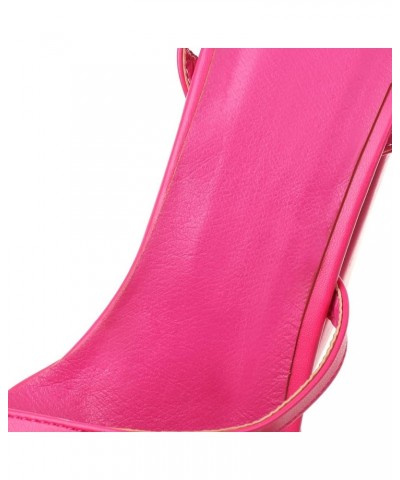 Womens LC506 Fashion Casual Fashion Dress Solid Pu Low Block Flats Sandals Rosered $25.41 Sandals