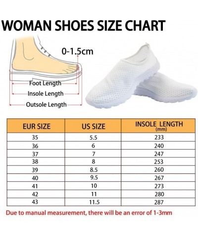 Running Slip On Shoes for Women 2024 Fashion Mesh Soft Sneakers Breathable Non Slip Walking Tennis Shoes Style-6 $19.31 Fashi...