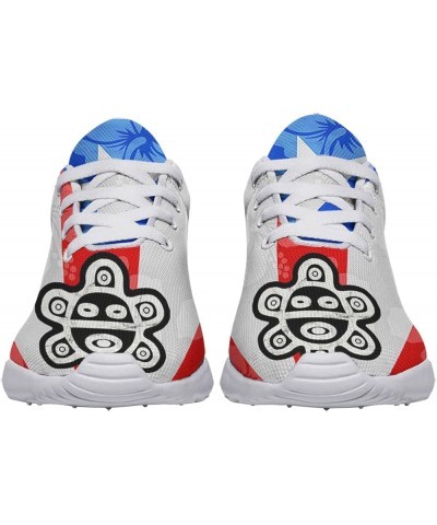 Puerto Rico Flag Shoes Men Women Puerto Rico Sneakers Breathable Running Sport Tennis Shoes 100% Boricua Gift Puerto Rico Whi...