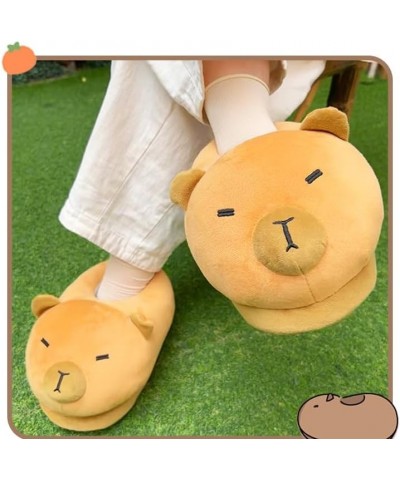 Capybara Slippers, Womens Cute Home Capybara Slides, Thickened Warm Indoor Outdoor Capybara Shoes Style-b $16.39 Slippers