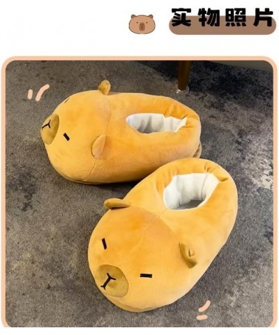 Capybara Slippers, Womens Cute Home Capybara Slides, Thickened Warm Indoor Outdoor Capybara Shoes Style-b $16.39 Slippers