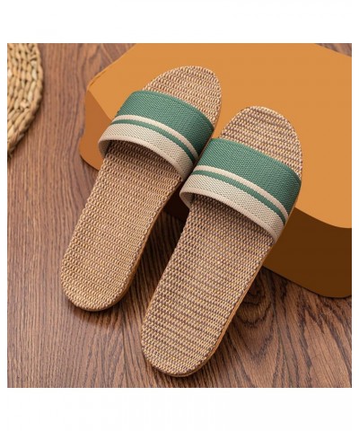 Flip Flops For Women Beach Women Footwear Rhinestone Sandals For Women Thong Sandals For Women Sandals Women Heels Bla Green-...