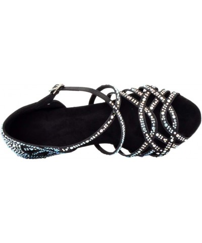 Women's Rhinestone Ballroom Dance Shoes Latin Salsa Performance Wedding Dance Shoes for 1920s 2.75"black $28.60 Athletic Shoes