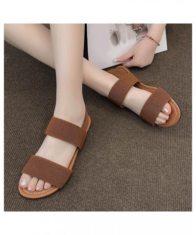 Womens Closed Toe Sandals Outdoor Hiking Sport Water Shoes Ballet Flats For Women With Straps Silver Sandals For Women I-brow...