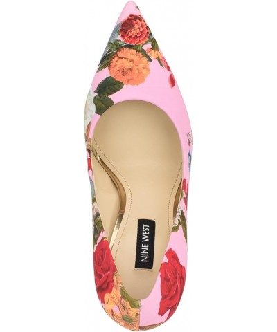 Womens Fresh Pointy Toe Pumps Pink Floral 686 $31.85 Pumps