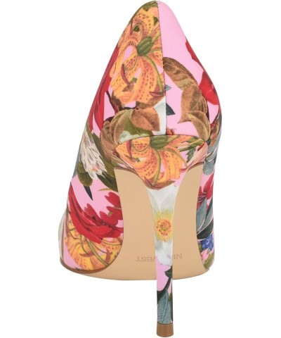 Womens Fresh Pointy Toe Pumps Pink Floral 686 $31.85 Pumps