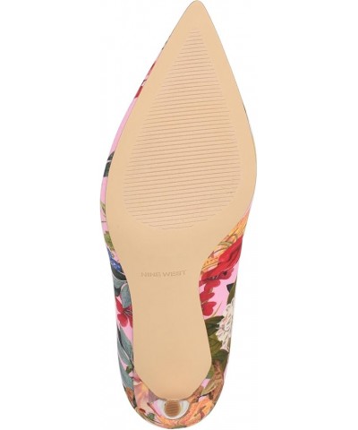 Womens Fresh Pointy Toe Pumps Pink Floral 686 $31.85 Pumps