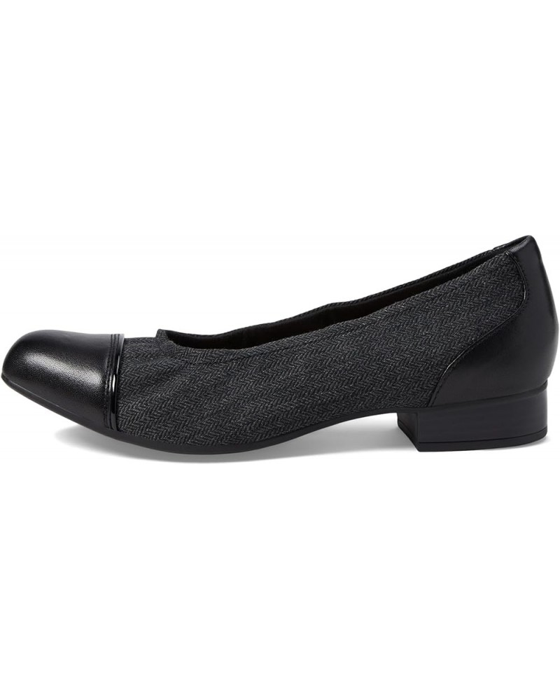 Womens Juliet Step Black Tweed Combi $24.57 Pumps