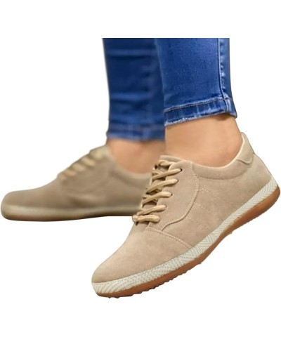 Women's Flats Shoes Comfortable Suede Pointed Toe Slip On Casual Ballet Flats Dress Shoes Ballet Flats for Girls Beige $18.49...