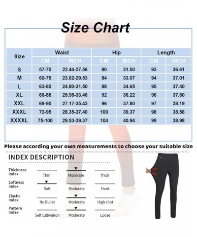 Fashion Women Clothes Ultra Soft Long Pants with Pocket Winter Warm Slim Fit Pants USB Heating Women Warm Pants Pants - Black...